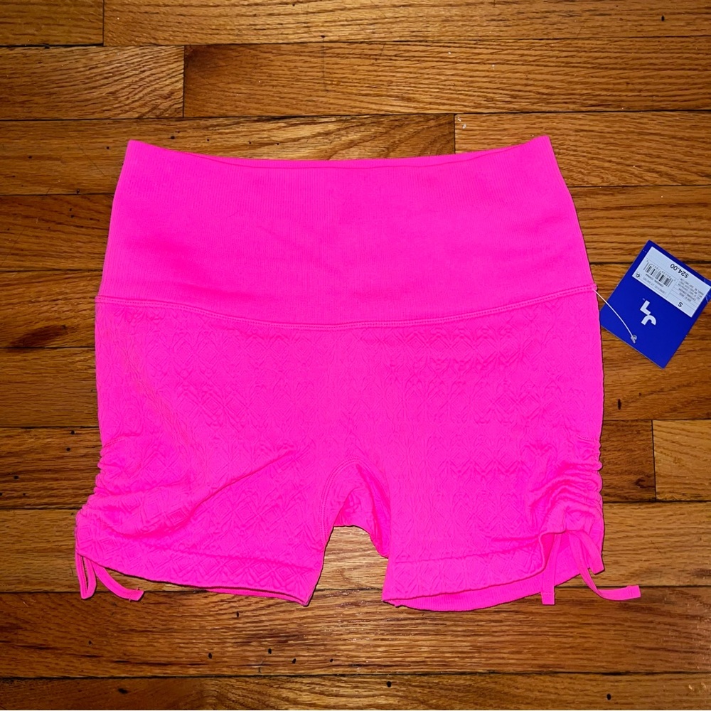 NWT joylab textured bike shorts with side cinch